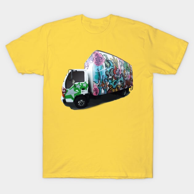 Moving Graffiti #2 T-Shirt by PandaSex